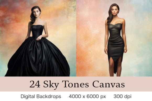 24 Sky Tone Canvas Backgrounds: Your New Design Secret Weapon