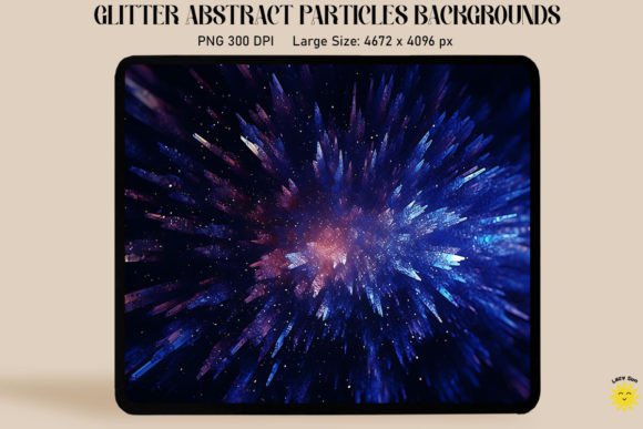 Abstract Indigo Particles Backgrounds: A Designer's Sparkling Asset
