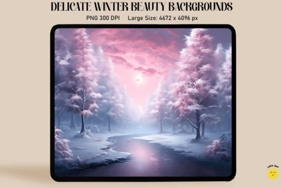 Capture the Stillness: Working with Winter Magic Wonderland Backgrounds
