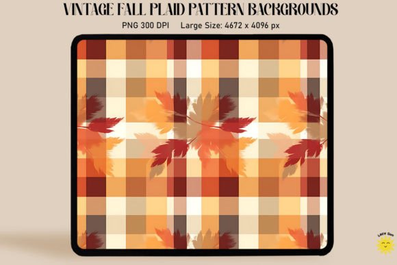 Crafting Cozy Autumn Vibes with Simple Autumn Plaid Pattern Backgrounds