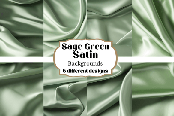 Elevate Your Creations with Sage Green Satin Backgrounds