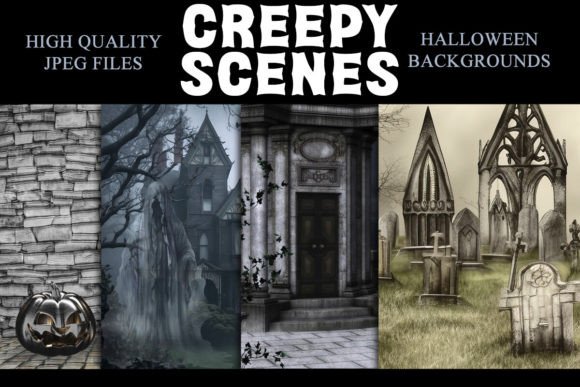 Elevate Your Halloween Imagery with Creepy Scenes Backdrops