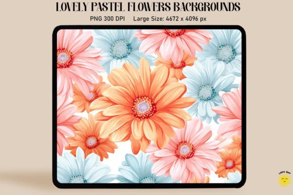 Embrace Softness: Using Daisies Pastel Colors Backgrounds