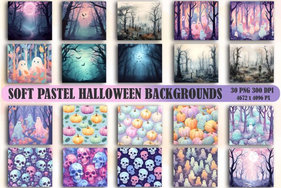 Embracing the Ethereal: A Guide to Soft Pastel Halloween Backgrounds
