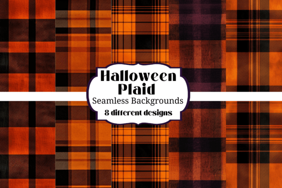 Halloween Plaid Seamless Backgrounds: A Crafter's Pattern Guide