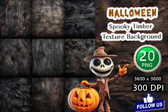 Halloween Spooky Timber Texture Backgrounds