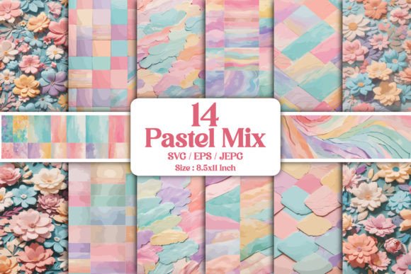 Pastel Mix Backgrounds Bundles: A Designer's Soft Spot