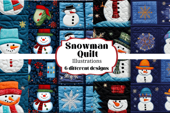 Snowman Quilt Seamless Backgrounds: A Guide for Digital Creators