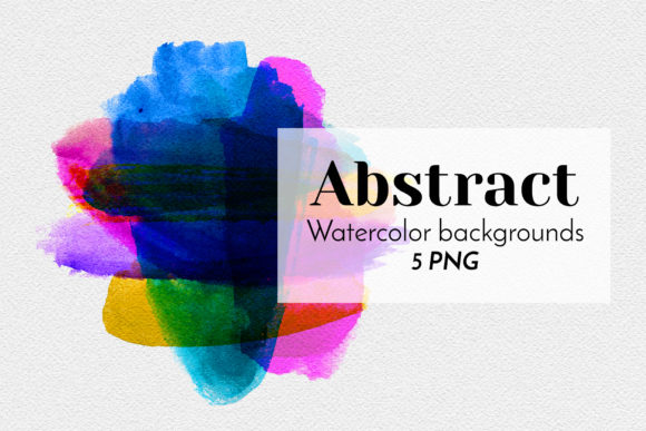 Watercolor Abstract Modern Backgrounds for Creative Projects